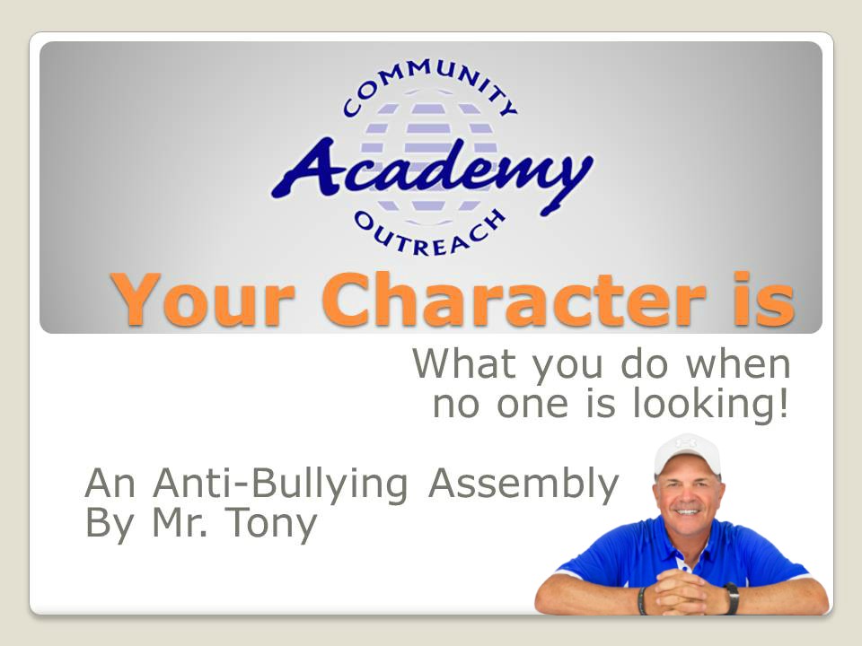 Anti-Bullying Virtual Assembly