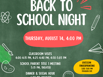 back to school night
