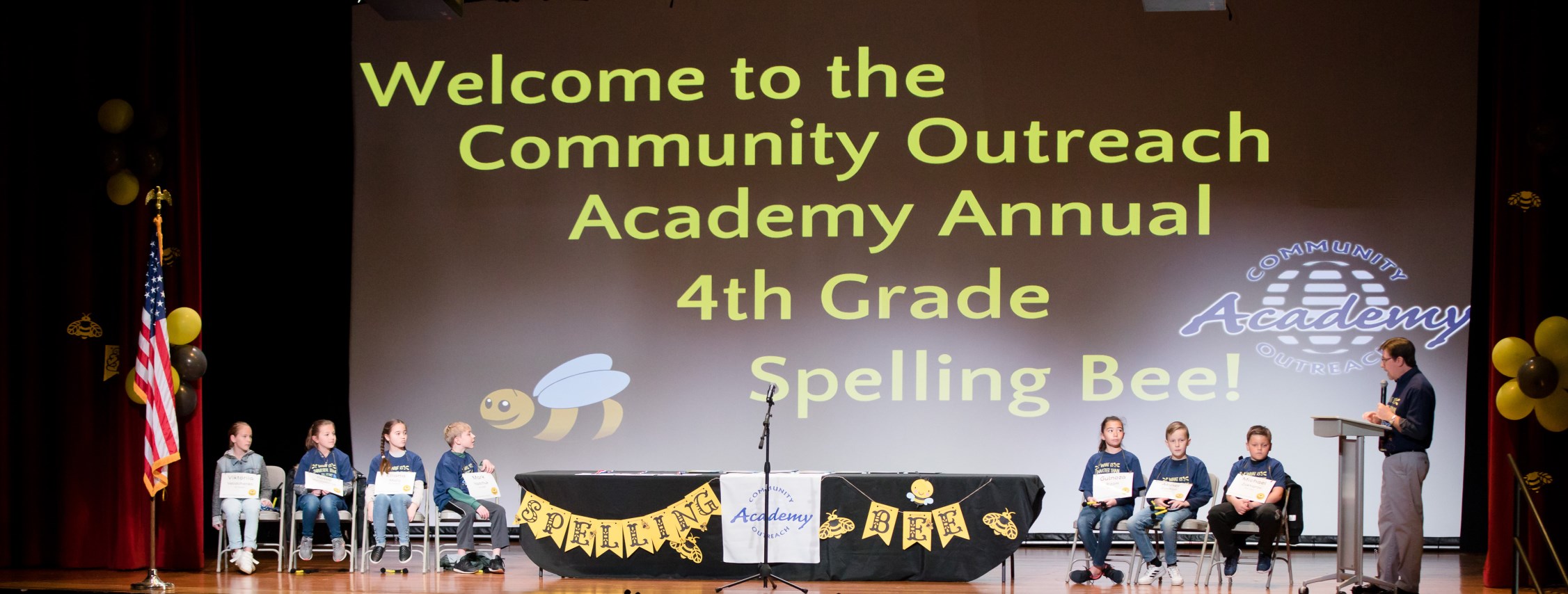 Community Outreach Academy  - Congratulations to 2019 Spelling Bee Winners!  