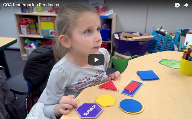 COA kindergarten Readiness